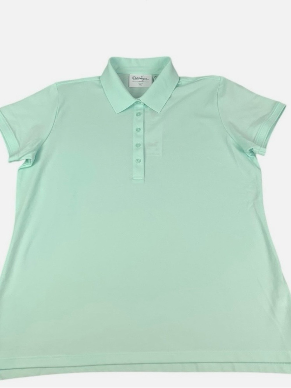 Walter Hagen Women’s Classic Polo Celestial Mint NWT XXL UPF 25